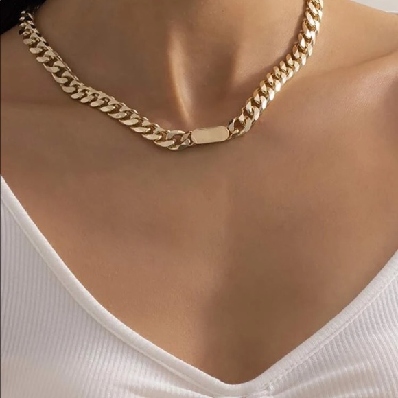 Jewelry - Stainless Steel Cuban Chain Necklace